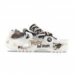 Crocs Crush Clog EVA Hoshino Kutsikas Dekoratiivne Pandla K&auml;sitsi Maalitud Graffitiga Vabaaja Stiilne Mitmek&uuml;lgne Augudega Kingad Unisex Valge 43-44 valge