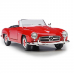 WELLY 1/24 1955 Mercedes-Benz 190 SL Sulamist Roadster Luxy Auto Mudel Valatud Metall Klassikaline Retro Vana Auto S&otilde;idukid Mudel Laste Kingitused punane