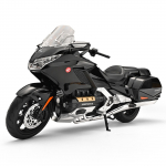 1/9 HONDA Gold Wing GL1800 Sulamist Spordimootorratta Mudel Valatud Metallist Vaba Aja Matkamootorratta Mudel Heli Valgus Laste M&auml;nguasi Kingitus must