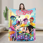 Littlest Pet Shop Tekk Lennureisideks Flanell Voodipesu Viskad Diivanile Voodile Superpehmed Kohandatud Kvaliteediga Voodikate Kingitus 30x40in