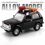 1:24 vene LADA NIVA WILD VERSIOON Maastikus&otilde;iduk Sulamist Metallist Valatud Mudelauto Kodu Trendikas & Lauaekraani Kaunistus S&uuml;nnip&auml;ev must