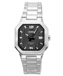 Casio Analoog Roostevabast terasest Must sihver Kvarts MTP-B195D-1AV Meeste k&auml;ekell must