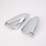 For Hyundai i20 i20N BAYON   ABS Carbon Black Side Door Rearview Mirror Cover Trims Sticker Car Accessories Silver A