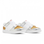 Nike Naiste Dunk Low SE H&otilde;be Kuldne Metallik DH4403-700 EU 36.5 valge/metallist kuldset v&auml;rvi