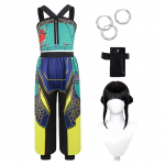 Lapsed T&uuml;drukud Kpop Rumi Zoey Mira Cosplay Kost&uuml;&uuml;m Halloween Karneval Jahimehed Lava Kost&uuml;&uuml;m Parukas &Uuml;likond Peo Rollim&auml;ngu R&otilde;ivad 150