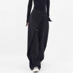 Elegantsed vintage &uuml;likonnap&uuml;ksid naiste mustad korea vabad vanaraha klassikalised p&uuml;ksid lapitehnikas kontori naised Palazzo S must