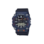CASIO Meeste Vedelkristall/Analoog Kahekordse N&auml;idikuga Seeria Must Kell GA-900-2A GA-900-2A Blue Black Watch Case
