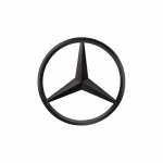 Autokleeps Mercedes Benzile 3D ABS h&otilde;bedane/Must 9cm 90mm auto tagumine pagasiruumi embleemi kleebis Kleebised Mercedes Benz W11 jaoks matt must v&auml;rv