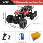 Uus LYZRC 1:12 RC-auto valgustuse ja laetava 2,4G raadiokaugjuhtimispuldiga sulamist vankriga maastikuautod poiste m&auml;nguasjad lastele 1 Battery