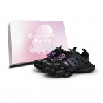Adidas XLG RUNNER DELUXE Kulumiskindlad libisemiskindlad madalad jooksujalatsid Unisex Must Lilla JR3086(Team826-S-BOX) 37⅓