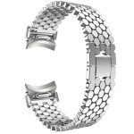 Luksuslik roostevabast terasest rihm Samsung Galaxy 6 5 4 44 40mm Classic 43mm 47mm 42 46mm B&auml;ndile Reticulate 5Pro 45mm Helbelk&auml;ev&otilde;ru Watch 4 Classic 46mm h&otilde;be