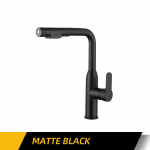 K&ouml;&ouml;gisegisti P&uuml;ssmetallist valamusegisti 360 P&ouml;&ouml;ratav &uuml;he k&auml;epidemega v&auml;ljat&otilde;mmatav 2-suunaline pihusti segisti kuum ja k&uuml;lm kraan