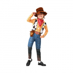 Puidust kost&uuml;&uuml;m Lapsed Anime M&auml;nguasjalugu &Scaron;erif Woody Pride Cosplay Laps Kauboi &Uuml;hesosaline R&otilde;ivad Halloweeni Karnevali Kost&uuml;&uuml;mid 3-4 Years