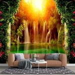 3D juga tapeet pastoraalne loodusmaastik juga seinamaal elutuba magamistuba 3D seinapaber 200 cm(W) x 140 cm(H)