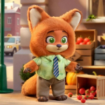Viimane Zootopia Nick ja Judy Kasvuteekonna Seeria Vin&uuml;&uuml;l-pl&uuml;&uuml;snukk Pimekarp Nick ja Judy Kasvatusprotsess Kingitused orange