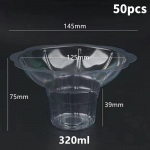 50 tk l&auml;bipaistvat j&auml;&auml;joogitopsi lillekujulised lumetopsid v&auml;ikesed lekkekindlad plastist slush suupiste j&auml;&auml;tisekausid baari par