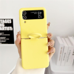 Samsung Galaxy Z Flip 7 6 5 4 3 jaoks &Uuml;mbris Ametlik Vedeliku Silikoon&uuml;mbris S&otilde;rmuses&otilde;rmusega P&otilde;rutuskindel Kate Z Flip 5 jaoks Pehmed &Uuml;mbrised For Galaxy Z Flip 3 yellow