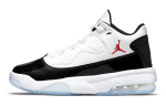 Jordan Max Aura 2 S&uuml;nteetiline Nahk Kulumiskindel Keskmise k&otilde;rgusega Laste Korvpallijalatsid Valge Must Sinine Unisex CN8094-102 36