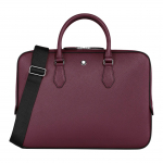 Montblanc t&otilde;mblukuga disain logo vasikanahast portfell Meeste portfell Punane MB199359 Basic Set (Bag+Dust Bag)