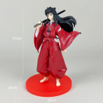 Anime Inuyasha kuju 18cm PVC tegevuskuju mudel m&auml;nguasjad kogutav mudel m&auml;nguasi kingitus kaunistused kaunistus skulptuur anime kujud must