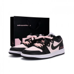 Jordan Air Jordan 1 Summutus Libisemisvastane Kulumiskindel Madal K&uuml;ljega Vintage Korvpallijalatsid Naiste Must Roosa DC0774-101(Meeskond59-) 36.5