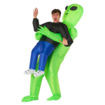Laste t&auml;ispuhutav Halloweeni kost&uuml;&uuml;m: Dinosauruskelett Kummitus Child Alien Inflatable Costume black