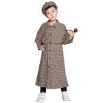 Detektiiv Sherlock Holmesi kost&uuml;&uuml;m poistele T&auml;iuslik Halloweeni ja Cosplay &uuml;ritusteks XL