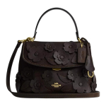 K&auml;ekott Coach Emory 21 lillelise aplikatsiooni ja sileda nahaga Naiste k&auml;ekott Vaher CDY44-IMMPL Basic Set (Bag+Dust Bag) black