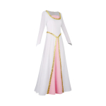 Fiona Valge Kleit Cosplay Kost&uuml;&uuml;m Shreki F&auml;nnidele Printsessi Stiilis M&auml;ngu&uuml;ritusteks XL white
