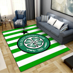 Celtic FC vaip elutuppa, magamistuppa, kodu diivanile, laste m&auml;ngimiseks, libisemiskindel p&otilde;randamatt 70x100cm( 27x39in ) gray