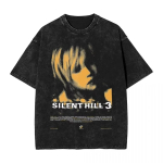 2026 &Otilde;udus Silent Hill Heavens Night Pesitud Prindiga T-s&auml;rgid Hip Hop T-s&auml;rk Street Streetwear Unisex L&uuml;hikeste Varrukatega Topid &Uuml;legabariidiline Tee S