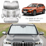 Auto p&auml;ikesesirm UV-kaitsekatteks BMW X1 IX1 U11 -2025 jaoks K&uuml;lgakna kardin P&auml;ikesesirm Visiir Matt Tuuleklaas Auto lisatarvik Front X1 23-26