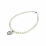 TIFFANY &CO Return to Series Naiste P&auml;rlib&auml;ndi Keskmine Valge 26658578-Valge Eriti V&auml;ike valge