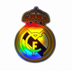 Real Madridi embleemi hologrammkleebis (M suurus) [sth007]