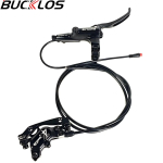 BUCKLOS 4-kolviga MTB h&uuml;drauliline pidur Eesmine/Tagumine/Komplekt Jalgratas 1150mm/1950mm Jalgratta ketaspidur AM DH E-jalgratta MTB jalgrattaosad Hydraulic Disc Brake (Hydraulic Brake Pad) black