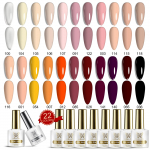 24 v&auml;rvi geellaki komplekt UV LED leotatav geelkomplekt 8 ml iga&uuml;ks T&auml;isv&auml;rvide seeria P&uuml;siv Queen Bold Set