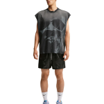 Nike Standard Issue Vee Pesuga Tr&uuml;kitud Muster &Uuml;mmargune Kael Varrukateta Korvpallivorm Meeste vormiriietus IM5203-010 XL black