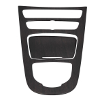 2 tk konsooli k&auml;igukasti paneeli katte liist E-klassile W213 16-18 Must black