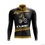 Rvouei Kuubik Tiim Hingav Pikkade Varrukatega Meeste Rattas&auml;rgi Komplekt MTB Rattariided S&uuml;gisrattariided Maillot Ropa Ciclismo M