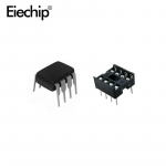 20 tk NE555 IC 555 ja 8 kontaktiga DIP pesad (iga&uuml;ks 10) ic ne555 ja DIP8 diy pesad arduino starteri jaoks