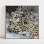 Teemantmosaiik t&auml;isekraanil pildid kivikividest loomadest ristpistes komplektid teemantmaal 30x30