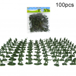 M&Auml;NGUASJAD JA TOTS 100 tk Klassikalised minis&otilde;durid, mudelid, m&auml;ngukomplekt, lauakaunistus 100pcs