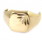 Chevali&egrave;re Plaqu&eacute; Or 'Charles' dor&eacute; - 11x11 mm 56 kuld