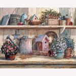 5D Teemantmaal Ilusad Lilled Ristpistes Teemantmosaiigist N&auml;put&ouml;&ouml; Dekoratsioon Puhkus 20X30CM