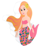 Les Tr&eacute;sors De Lily [Q0301] - puidust hoiup&otilde;rsas  Mermaid  roosa oranž - 22x20x4 cm Heleroosa