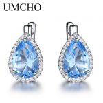 UMCHO Nano Sky Blue Gemstone Clip K&otilde;rvar&otilde;ngad K&otilde;rvar&otilde;ngad Naistele Mood peened ehted kingitus uusaasta festival