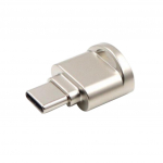 Minialumiiniumisulamist USB 3.1 C-t&uuml;&uuml;pi Micro SD TF m&auml;lukaardilugeja OTG-adapter