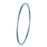 Les Tr&eacute;sors De Lily [L1106] - Bracelet Acier 'Chor&eacute;graphie' argent&eacute; - 66 mm 3 mm h&otilde;be