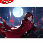 T&auml;is&uuml;mmargune puur 5D DIY teemantmaali maja tikandid ristpistes maastiku mosaiik kivist kodukaunistus 20X30CM