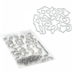 Loomas&otilde;brad metallist l&otilde;ikamisvormide &scaron;abloon isetegemiseks scrapbooking paberkaardi reljeef Kunst k&auml;sit&ouml;&ouml;kaunistused